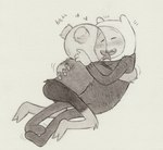2_toes bottomwear clothing duo feet forked_tongue hat headgear headwear kissing male male/male not_furry onesie open_mouth plant selfcest shorts smile square_crossover teeth toes tongue tongue_out lynxfurr adventure_time cartoon_network fern_(adventure_time) finn_the_human elemental_creature elemental_humanoid flora_fauna human humanoid mammal plant_humanoid graphite_(artwork) hi_res traditional_media_(artwork)