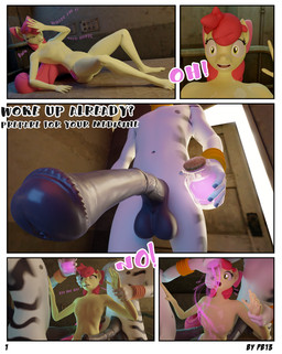 age_difference animal_genitalia animal_penis anthro balls base_three_layout big_breasts big_penis blockage_(layout) breasts dialogue ejaculation equine_genitalia equine_penis erection female five_frame_image forced genitals group hair horizontal_blockage larger_male magic male male/female nipples nude older_male penis potion potion_bottle rape sex size_difference smaller_female striped_body stripes text three_row_layout trio vulva young younger_female plasticbag13 friendship_is_magic hasbro my_little_pony apple_bloom_(mlp) earth_pony equid equine horse mammal pony zebra 3d_(artwork) absurd_res comic digital_media_(artwork) english_text hi_res
