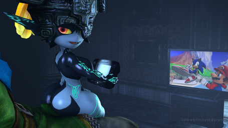 big_breasts big_butt breasts bulge butt duo erection female genitals hot_dogging male not_furry nude penis sex smile solo_focus tahlian mario_bros nintendo sega sonic_the_hedgehog_(series) the_legend_of_zelda twilight_princess link mario midna sonic_the_hedgehog eulipotyphlan hedgehog human humanoid hylian mammal twili 16:9 3d_(artwork) crossover digital_media_(artwork) widescreen