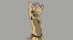 anthro armpit_hair armpit_tuft body_hair clothed clothing jockstrap jockstrap_only looking_at_viewer male musk solo topless underwear underwear_only peperott rico_(peperott) hyena mammal 16:9 animated short_playtime widescreen