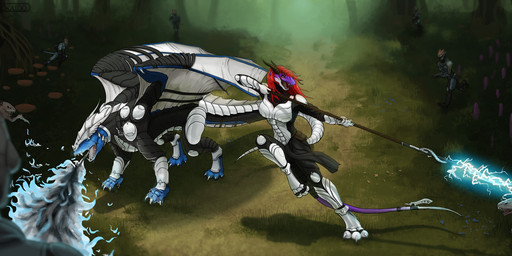 2014 3_toes ambiguous_gender anthro armor arun_(tokaido) belt_pouch blue_body claws clothed clothing combat depth_of_field detailed_background digital_media_(artwork) digitigrade dragon duo_focus female feral fight fire fire_breathing forest group gun hair horn lightning monster open_mouth outside polearm purple_skin ranged_weapon red_hair rumiir scalie science_fiction shadowy_figures snarling spear tail_blade teeth toe_claws toes tokaido tree warrior weapon wings
Rating: Safe
Score: 14
User: Tokaido
Date: October 03, 2014 2014 3_toes ambiguous_gender anthro armor arun_(tokaido) belt_pouch blue_body claws clothed clothing combat depth_of_field detailed_background digital_media_(artwork) digitigrade dragon duo_focus female feral fight fire fire_breathing forest group gun hair horn lightning monster open_mouth outside polearm purple_skin ranged_weapon red_hair rumiir scalie science_fiction shadowy_figures snarling spear tail_blade teeth toe_claws toes tokaido tree warrior weapon wings
Rating: Safe
Score: 14
User: Tokaido
Date: October 03, 2014