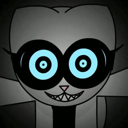 anthro blue_eyes close-up clothing coat eyelashes female gradient_background grey_background grin hypnosis hypnotizing_viewer lab_coat looking_at_viewer mind_control nodding reaching_towards_viewer ringed_eyes sharp_teeth simple_background smile solo tail tail_motion tailwag teeth topwear ezee zee_(ezee) domestic_cat felid feline felis mammal 1:1 animated digital_media_(artwork) icon low_res