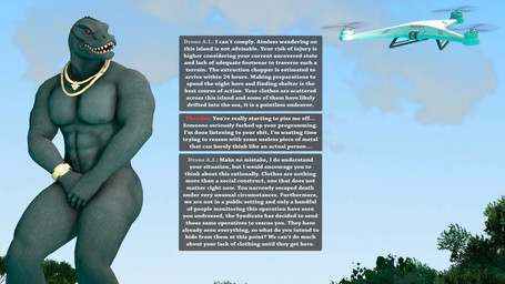 abs anthro balls covering covering_crotch covering_self drone embarrassed embarrassed_naked_male embarrassing_exposure embarrassing_nudity genitals jewelry male muscular muscular_anthro muscular_male nude nude_anthro nude_male pecs profanity red_eyes solo text meteorsmash okamical_(modeler) epic_games fortnite thunder_(fortnite) komodo_dragon lizard monitor_lizard reptile scalie 16:9 3d_(artwork) 4k absurd_res digital_media_(artwork) english_text hi_res widescreen