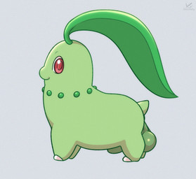 animal_genitalia animal_penis backsack balls big_balls feral genitals green_body leaf looking_at_viewer male penis plant quadruped red_eyes sheath side_view simple_background solo tail white_background zeklullaby nintendo pokemon chikorita elemental_creature flora_fauna generation_2_pokemon pokemon_(species) digital_media_(artwork)