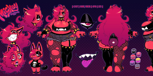 3_claws 3_toes 4_claws alternative_fashion anklet_(marking) anthro arm_warmers armwear belly belt big_breasts big_butt biped black_belt black_claws black_clothing black_collar black_crop_top black_eyebrows black_eyeshadow black_fingerless_gloves black_gloves black_handwear black_inner_ear black_legwear black_markings black_pawpads black_shirt black_stockings black_tail black_thigh_highs black_topwear bodily_fluids bone bottomwear bracelet bracelet_(marking) breasts butt cat_tail chain chain_jewelry claws close-up clothed clothed_anthro clothed_female clothing collar color_swatch crop_top curvy_figure cutaway cute_fangs excited eye_shot eye_through_hair eyebrows eyelashes eyeshadow fangs feet female female_anthro finger_claws fingerless_gloves fishnet_arm_warmers fishnet_armwear fishnet_clothing fishnet_legwear fishnet_thigh_highs fishnet_topwear foot_shot freckled_arms freckled_breasts freckled_butt freckled_legs freckles front_view fur garter_straps glistening glistening_hair gloves goth grin hair hair_over_eye halter_top hand_shot handpaw handwear happy hotpants imperial_unit jewelry legwear long_hair makeup markings midriff mouth_shot navel nickname no_bra noseless one_eye_obstructed open_mouth orthographic overweight overweight_anthro overweight_female pattern_background pawpads paws pockets pointy_ears prick_ears pronouns purple_background purple_inner_ear purple_mouth purple_tongue rear_view red_body red_ears red_eyes red_fur red_hair red_text saliva saliva_string shirt shorts side_view simple_background skindentation skull skull_accessory skull_and_crossbones skull_pawpads skull_print smile solo spiked_bracelet spiked_collar spiked_thigh_highs spikes standing star_eyes stated_age stated_height stirrup_legwear stirrup_stockings stockings style_emulation tail teeth text thick_thighs thigh_highs tight_clothing toe_claws toes tongue topwear torn_clothing torn_fishnet_clothing torn_legwear torn_stockings translucent translucent_hair unimpressed venus_figure voluptuous wide_hipped_anthro wide_hipped_female wide_hips yellow_inner_ear yellow_spikes yellow_star toxicsoul77 animal_crossing nintendo toon_michaela domestic_cat felid feline felis mammal 2024 absurd_res character_name colored digital_drawing_(artwork) digital_media_(artwork) english_description english_text full-length_portrait headshot_portrait hi_res model_sheet multiple_images portrait shaded species_name widescreen