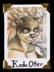 anthro blind disability leaf male markings photo plant smile solo tree tribal tribal_markings water redcoatcat koda_otter lutrai mammal mustelid otter 3:4 bust_portrait colored low_res portrait