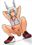 balls big_penis biped clothing erection eyebrows eyewear footwear genital_piercing genitals glans glasses hair humanoid_genitalia humanoid_penis male navel penis penis_piercing piercing pubes shoes simple_background sneakers solo vein veiny_penis white_background cessa_sama taiyo_akari animal_humanoid humanoid lagomorph lagomorph_humanoid leporid_humanoid mammal mammal_humanoid rabbit_humanoid absurd_res hi_res