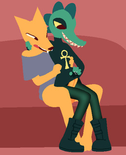 balls bodily_fluids boots clothed clothing cum cum_in_clothing cum_through_clothing duo erection female female_dominating_male footwear genital_fluids genitals gentle_femdom handjob handjob_through_clothing hands_on_waist legwear looking_at_another looking_down male male/female penile penis pixelated precum precum_through_clothing sex shoes simple_background sitting sitting_on_another smile stockings thigh_sex wet wet_clothing uglycoal night_in_the_woods bea_santello gregg_lee aliasing animated binary_drawing digital_drawing_(artwork) digital_media_(artwork) loop shaded simple_shading