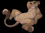 animal_genitalia animal_pussy anus feet feline_genitalia feline_pussy female feral genitals hindpaw looking_at_viewer lying on_back pawpads paws pussy simple_background smile solo spread_legs spreading transparent_background hailberry disney the_lion_guard the_lion_king imara_(the_lion_guard) felid lion mammal pantherine absurd_res alpha_channel hi_res