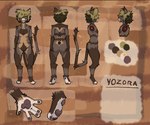 anthro digitigrade fur hair hair_over_eye jagged_tail male multicolored_body multicolored_fur multicolored_hair pawpads safe_nudity solo two_tone_hair megolotl yozora_(megolotl) felid feline mammal digital_drawing_(artwork) digital_media_(artwork) hi_res model_sheet