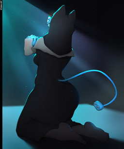 anthro big_butt black_clothing breasts butt church clothing female floating_hands lights low-angle_view machine nun rear_view solo tail thick_thighs ketvesce deltarune undertale_(series) tasque_manager tasque_manager_(nun) darkner felid feline mammal robot robot_anthro 5:6 absurd_res hi_res