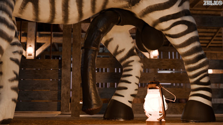 animal_genitalia animal_penis ball_tuft balls barn close-up equine_genitalia equine_penis erection feral flared_penis genitals hybrid_genitalia hybrid_penis knot knotted_equine_penis knotted_penis male penis presenting presenting_penis sheath solo striped_body stripes tuft conditional_dnp zelkothezeeb arceronth_(modeler) zelko equid equine felkin hybrid mammal zebra 3d_(artwork) absurd_res blender_(artwork) blender_cycles_(artwork) digital_media_(artwork) hi_res