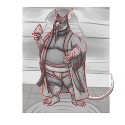 anthro belly big_belly cheese dairy_products food male overweight overweight_male solo standing fiene0d teenage_mutant_ninja_turtles master_splinter mammal murid murine rat rodent 1:1 2026 hi_res