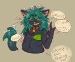 3_eyes anthro bell bell_collar belly bra breasts claws clothing collar ear_piercing ear_ring female fungus groping_chest messy_linework multi_eye mushroom piercing ring_piercing self_grope sharp_teeth solo teeth underwear weight_gain stariibat paizo pathfinder vesper_(stariibat) animal_humanoid cat_humanoid felid felid_humanoid feline feline_humanoid humanoid mammal mammal_humanoid