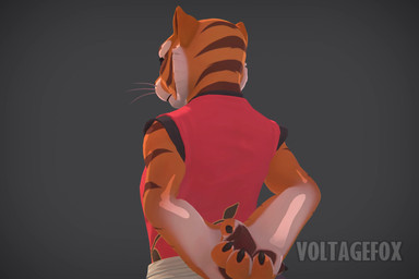anthro bouncing_breasts breasts brown_stripes clothing female fur kung_fu muscular muscular_female orange_body orange_fur solo stripes whiskers v0ltagef0x sladdoska_(modeler) dreamworks kung_fu_panda master_tigress felid mammal pantherine tiger 3:2 3d_(artwork) 3d_animation animated blender_(artwork) digital_media_(artwork) hi_res no_sound short_playtime video