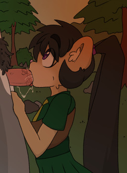 adolescent age_difference anthro anthro_penetrated bodily_fluids brown_hair cheek_bulge clothed clothed/nude clothed_female clothing detailed_background duo erection eyebrow_through_hair eyebrows eyelashes fellatio female female_focus female_penetrated forest forest_background fur genitals hair larger_male long_hair looking_at_another looking_up_at_another male male/female male_penetrating male_penetrating_female nature nature_background nude nude_male oral oral_penetration orange_body orange_fur outside penetration penile penile_penetration penis penis_in_mouth pink_nose plant ponytail public public_sex purple_eyes raised_eyebrow saliva scout_uniform sex size_difference smaller_female solo_focus tongue tongue_out tongue_out_fellatio translucent translucent_hair tree vein veiny_penis young young_anthro young_female young_penetrated younger_penetrated mcfly0crash girl_scout abby_doug canid canine mammal