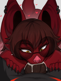 anthro anthro_on_anthro anthro_penetrated anthro_penetrating anthro_penetrating_anthro balls biped blush bodily_fluids breasts claws cum cum_in_mouth cum_inside duo ear_piercing eyewear faceless_anthro faceless_character faceless_male fellatio female female_penetrated fingers genital_fluids genitals glasses hair male male/female male_penetrating male_penetrating_female nude nude_anthro nude_female nude_male oral penetration penile penis_in_mouth piercing sex simple_background wings hyattlen gen_(genemon) sauvignon bat canid canine fox mammal 2026 absurd_res digital_drawing_(artwork) digital_media_(artwork) hi_res