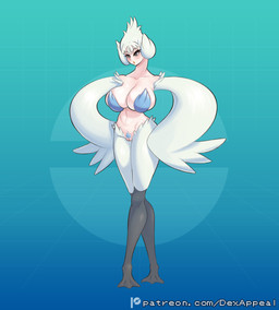 big_breasts breasts covered_nipples feathered_wings feathers feet female genitals hair lips long_legs membrane_(anatomy) monster_girl_(genre) pokemorph pubes short_hair solo toes vulva webbed_feet white_body white_feathers white_hair wings yellow_lips dex_appeal european_mythology greek_mythology mythology nintendo pokemon anatid anseriform anserine avian bird generation_5_pokemon harpy humanoid mythological_avian mythological_creature pokemon_(species) swan swanna hi_res