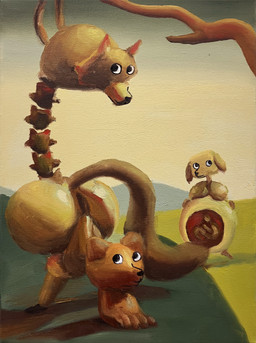 5_toes abstract_art ambiguous_gender ambiguous_prey animal_genitalia animal_penis anthro anus balls big_anus big_balls big_breasts big_butt big_eyes breasts bubble_butt butt canine_genitalia canine_penis featureless_crotch feet female female_pred gaping gaping_anus genitals group huge_anus huge_balls huge_butt humanoid_feet hyper hyper_anus hyper_balls hyper_butt hyper_genitalia knot knotted_penis looking_at_viewer male modular nude outdoor_background outdoor_nudity outside penis plantigrade spine standing surrealism suspension three-quarter_view toes trio vore what why x-ray_view organical_mechanical ambiguous_species canid canine canis domestic_dog mammal wolf 2026 absurd_res formal_art hi_res oil_painting_(artwork) painting_(artwork) shaded traditional_media_(artwork) traditional_painting_(artwork)