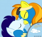 2011 blue_hair cloud comic dialog english_text equine eyes_closed eyewear female feral friendship_is_magic goggles hair horse kissing male my_little_pony orange_hair pony saliva simple_background skinsuit soarin_(mlp) spitfire_(mlp) taharon text wonderbolts_(mlp)
Rating: Safe
Score: 4
User: 133710|2|)
Date: September 02, 2011