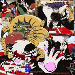 2_penises abdominal_bulge after_sex ahegao air_freshener anal anal_penetration anthro anus ass_up backsack balls balls_deep balls_on_nose baseball_cap bent_legs bent_over big_breasts big_penis big_tail bikini bite black_body black_claws black_countershading black_fur black_tongue blue_claws blue_eyes blue_hair blue_penis blush blush_lines bodily_fluids boxer_briefs boxer_briefs_only breasts breath bulge bulge_in_face bulge_sniffing butt butt_grab butt_squish calendar car cheek_tuft claws clenched_teeth clothed clothing colored_nails countershading cum cum_drip cum_in_ass cum_inside cum_on_butt cum_on_penis cum_string detailed_background dialogue dialogue_with_sound_effects dominant dominant_male double_penetration dripping drooling duo ear_piercing ear_ring ears_down embarrased_horny embarrassed excessive_cum excessive_genital_fluids eye_roll facial_tuft female fin finger_claws fluffy fluffy_hair fluffy_tail from_behind_position fucked_silly fur gaping gaping_anus garage_(building) genital_fluids genital_piercing genitals gills grabbing_from_behind gradient_penis grey_stripes gums hair half-closed_eyes hand_on_another's_butt hand_on_butt handjob handjob_while_rimming hat hat_only hat_over_eyes headgear headgear_only headwear headwear_only highlights_(coloring) inner_ear_fluff jewelry laying_on_another leaking_precum legs_up lips long_hair looking_at_another looking_pleasured lying male male/male male_on_bottom male_on_top markings messy moan mostly_nude motion_lines multi_genitalia multi_penis multiple_piercings nails narrowed_eyes necklace nipples on_bottom on_car on_front on_top open_mouth oral panting pawpads penetration penile penile_penetration penis penis_in_ass penis_piercing piercing pink_inner_ear pink_nose pink_pawpads pink_tongue pinned pivoted_ears plap precum precum_drip precum_on_penis precum_string precum_through_clothing precum_through_underwear purple_eyes raised_leg raised_tail reach_around reaching_towards_viewer rear_view red_highlights rimming rimming_male rimming_with_handjob ring_piercing rough_sex saliva saliva_drip saliva_on_face saliva_on_tongue saliva_string scratching sex sharp_teeth shoulder_bite sitting sniffing spread_legs spreading squish stretched_anus striped_body stripes submissive submissive_male surprised swimwear tail tail_markings tan_body tan_countershading teeth throbbing throbbing_penis tongue tools topless topwear tuft two-piece_swimsuit underwear underwear_only vehicle vest welding_torch wet wet_clothing white_anus white_body white_fur white_hair white_stripes fendrel_smith dodge_charger mercedes-benz fendrel_smith_(character) fish mammal marine mephitid shark skunk 1:1 absurd_res comic detailed digital_media_(artwork) flat_colors hi_res multiple_scenes