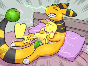 bedroom bodily_fluids cum cum_in_vagina cum_inside eyes_closed female female_on_top feral genital_fluids genitals happy happy_sex male nude nude_female nude_male on_top penetration penis sex size_difference tongue tongue_out vaginal vaginal_penetration vulva milachu92 nintendo pokemon milachu ampharos generation_1_pokemon generation_2_pokemon mammal mouse murid murine pikachu pokemon_(species) rodent hi_res