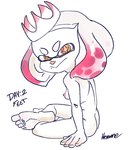 5_toes :> breasts butt crown feet female foot_focus headgear humanoid_feet nipples nude plantigrade sitting sitting_on_ground soles solo toes hexanne nintendo splatoon pearl_(splatoon) animal_humanoid cephalopod cephalopod_humanoid humanoid inkling marine marine_humanoid mollusk mollusk_humanoid 2024 hi_res