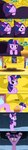 absurd_res alternate_species bed bottle comic container digital_media_(artwork) equid equine eyes_closed female friendship_is_magic fur furniture genie hair hasbro hi_res horn long_image mammal missing multicolored_hair my_little_pony mythological_creature mythological_equine mythology navitaserussirus on_bed panicking purple_body purple_eyes purple_fur purple_hair scared sleeping smile solo tall_image twilight_sparkle_(mlp) two_tone_hair under_covers unicorn waking_up