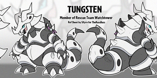 angry armor blue_eyes claws close-up cross-popping_vein dungeon emanata front_view gem grey_body horn mega_stone mystery overweight rear_view ribbons slightly_chubby solo standing surprised blitzdrachin conditional_dnp nintendo pokemon pokemon_mystery_dungeon spike_chunsoft aggron generation_3_pokemon monster pokemon_(species) reptile scalie hi_res model_sheet