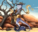 anthro cowboy duo female fern fernand_gvinn male male/female penetration sex tail vaginal vaginal_penetration fernandgvinn vilous sergal absurd_res hi_res