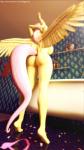 anthro bathroom bathtub big_breasts breasts butt claw_foot_bathtub feet female nude photo solo spread_wings stretching wings telehypnotic friendship_is_magic hasbro my_little_pony mythology valve fluttershy_(mlp) gabe_newell equid equine mammal mythological_creature mythological_equine pegasus 3d_(artwork) absurd_res digital_media_(artwork) hi_res