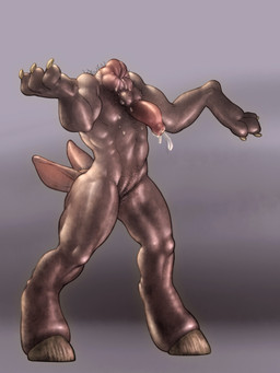 4_legs anus balls butt corruption foot_hands foreskin genitals glistening headless male nightmare_fuel nude penis pubes solo transformation upside_down_transformation what why mot lagomorph leporid mammal rabbit 3:4 digital_media_(artwork) hi_res