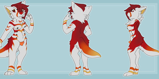 animal_genitalia animal_vulva anthro anus breasts canine_genitalia canine_vulva female genitals nipples solo deltawing23 canid mammal absurd_res hi_res model_sheet