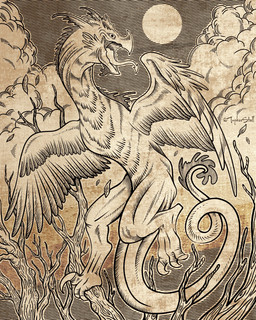 3_toes ambiguous_gender beak biped branch claws cloud cloudy_sky digitigrade feathered_wings feathers feet feral front_view full_moon mane moon open_beak open_mouth realistic_wings sky solo spade_tongue spread_wings tail tail_tuft text toe_claws toes tongue tongue_out tuft twitter_handle wings christopher_stoll avian 2022 4:5 artist_name digital_drawing_(artwork) digital_media_(artwork) full-length_portrait hi_res monochrome portrait sepia