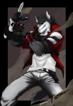 anthro clothed clothing fully_clothed male solo normalize canid canine canis mammal wolf 2012