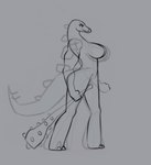 amazon anthro big_breasts breasts cudgel female huge_breasts mace melee_weapon non-mammal_breasts nude scales solo weapon wraps digitalkaiju dinozon_fury breccia dinosaur ornithischian prehistoric_species reptile scalie stegosaurian stegosaurus thyreophoran guide_lines hi_res sketch