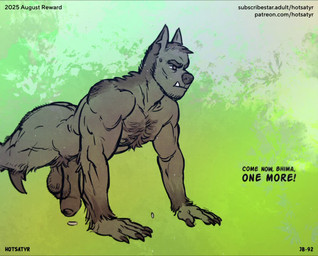 anthro arm_hair armpit_hair balls big_balls big_muscles big_penis bodily_fluids body_hair brown_body brown_fur butt casual_erection casual_nudity chest_hair dialogue encouragement erect_nipples erect_tail erection exercise facial_hair feet fingers flaccid flexing flexing_bicep flexing_muscles foreskin forest fur genital_fluids genitals gesture grass hair hairy hairy_legs hand_gesture humanoid_genitalia humanoid_penis india jungle jungle_background male male/male muscular muscular_anthro muscular_male nipples nude nude_anthro nude_male paws penis plant push-up saggy_balls saliva solo sparkles sweat sweatdrop tail tail_motion tailwag text tired tired_expression toes tongue tree tribal tusks vein veiny_muscles veiny_penis workout hotsatyr mythology patreon the_jungle_book bhima canid canine canis mammal mythological_canine mythological_creature werecanid werecanine werecreature werewolf wolf animated english_text no_sound short_playtime webm