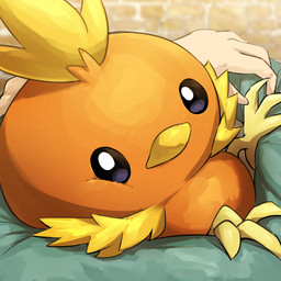 4_toes 5_fingers ambiguous_feral ambiguous_gender ambiguous_human anisodactyl beak big_head black_eyes brick brick_wall clothing cuddling daww duo feathered_wings feathers feet feral feral_focus fingers green_clothing green_shirt green_topwear looking_at_viewer multicolored_body multicolored_feathers orange_body orange_feathers pupils scuted_legs scutes shirt solo_focus toes topwear two_tone_body two_tone_feathers wall_(structure) white_pupils wings yellow_beak yellow_body yellow_feathers yellow_scutes yellow_wings spicyichizo nintendo pokemon avian bird galliform generation_3_pokemon human mammal phasianid pokemon_(species) torchic 1:1 2026 absurd_res hi_res shaded