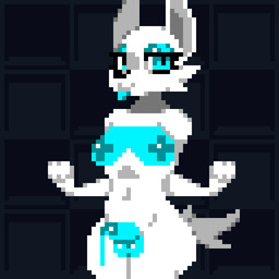 anthro balls big_breasts bodily_fluids bouncing_balls bouncing_breasts bouncing_butt bouncing_penis breasts butt flat_chested genital_fluids genitals gynomorph huge_breasts intersex penis pixelated precum solo tail thick_thighs insaniousjaydonius canid canine mammal 1:1 animated digital_media_(artwork) hi_res pixel_(artwork) pixel_animation short_playtime