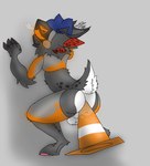 anthro cone machine male solo henrytheprotogay henry_ggpioor protogen