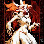 anthro blood bodily_fluids female flesh psychedelic solo unravelling aph_(artist) nintendo pokemon ki0_(aph) delphox generation_6_pokemon pokemon_(species) 1:1 digital_media_(artwork) digital_painting_(artwork)