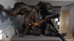 abdominal_bulge abs anal anal_penetration animal_genitalia animal_penis anthro anthro_dominating_human anthro_penetrating anthro_penetrating_human balls big_balls big_dom_small_sub big_muscles big_penis black_body black_fur butt canine_genitalia canine_penis dominant dominant_anthro dominant_male double_anal double_penetration erection fangs fur gangbang genitals group group_sex holding_partner human_on_anthro human_penetrated interspecies larger_anthro larger_male male male/male male_penetrated male_penetrating male_penetrating_male multiple_doms_one_sub muscular muscular_anthro muscular_male nude oral oral_penetration penetration penile penile_penetration penis penis_in_ass sex size_difference smaller_human smaller_male smaller_penetrated submissive submissive_human submissive_male teeth triple_penetration arthurjames mythology canid canine canis human mammal mythological_canine mythological_creature werecanid werecanine werecreature werewolf wolf 16:9 3d_(artwork) digital_media_(artwork) hi_res widescreen