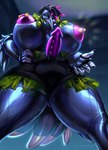 anthro beak beanie big_breasts big_butt big_female big_nipples big_penis bottomwear breasts bulge butt clothing doll dominant dominant_female dominant_intersex elbow_feathers erection female first_person_view fishnet_clothing fishnet_leggings fishnet_legwear genitals glistening glistening_body hat headgear headwear herm hotpants huge_breasts huge_butt huge_hips huge_penis huge_thighs hyper hyper_breasts hyper_thighs intersex jewelry latex leggings legwear low-angle_view minishorts money nipple_piercing nipples penis piercing ribbed_penis shirt shorts size_difference solo submissive submissive_pov tank_top thick_thighs topwear wide_hips ziggy_crow bakas0baka avian bird corvid oscine passerine absurd_res hi_res