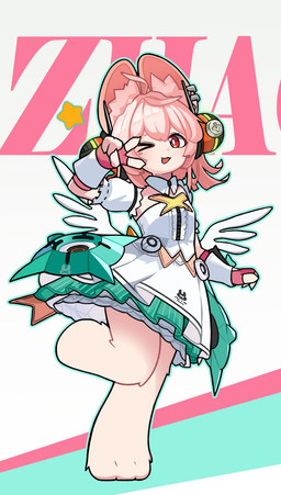 3_toes 5_fingers ahoge anthro armwear barefoot clothed clothed_anthro clothed_female clothing cosplay detached_sleeves dress ear_piercing ear_ring feet female fingerless_gloves fingers fully_clothed fully_clothed_anthro fully_clothed_female fur gloves hair handwear inner_ear_fluff piercing pink_body pink_fur pink_hair red_eyes ring_piercing simple_background toes tuft white_clothing white_dress passive408 mihoyo zenless_zone_zero aria_(zenless_zone_zero) zhao_(zenless_zone_zero) lagomorph leporid mammal rabbit thiren 2026 full-length_portrait hi_res portrait