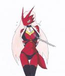arms_behind_back bdsm blaziken bondage bound breasts chain cleavage clothed clothing collar digidredg female looking_at_viewer navel nintendo panties pokémon stockings sweat underwear video_games
Rating: Questionable
Score: 4
User: ChestFox
Date: March 24, 2014