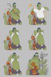 duo female male male/female text shesamonkey hooo_talk_dirty_to_me kraken_grron lita_huhhuh grron huhhuh humanoid orc sasquatch troll_(mythology) yeren comic english_text hi_res