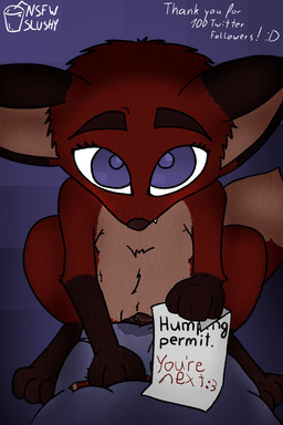 animal_genitalia animal_vulva big_eyes blush blush_lines bodily_fluids canine_genitalia canine_vulva fangs female feral fur genital_fluids genitals gloves_(marking) grinding leg_markings letter looking_at_viewer looking_up markings masturbation message paper paws pencil_(object) pillow pillow_humping pleading_eyes red_body red_fur shy simple_background sitting sitting_on_pillow socks_(marking) solo tail teeth text vaginal vaginal_fluids vaginal_masturbation vulva wet_pillow you're_next nsfwslushy jungledyret_hugo rita_(jungledyret) canid canine fox mammal red_fox true_fox 2:3 english_text hi_res