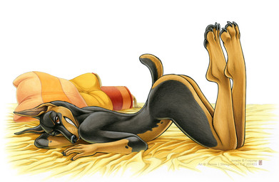 2014 ambiguous_gender anthro ass_up bed bed_sheet black_fur black_nose brown_eyes brown_fur butt canine claws doberman dog foxjump fur jenette legs_up lying mammal nude on_bed one_eye_closed pawpads paws pillow pinup pose presenting presenting_hindquarters raised_tail sharp_teeth shinigamigirl smile solo teeth toe_claws wink
Rating: Questionable
Score: 30
User: pc-king
Date: March 18, 2014 2014 ambiguous_gender anthro ass_up bed bed_sheet black_fur black_nose brown_eyes brown_fur butt canine claws doberman dog foxjump fur jenette legs_up lying mammal nude on_bed one_eye_closed pawpads paws pillow pinup pose presenting presenting_hindquarters raised_tail sharp_teeth shinigamigirl smile solo teeth toe_claws wink
Rating: Questionable
Score: 30
User: pc-king
Date: March 18, 2014