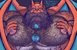 2024 ?! abs anthro arm_hair barazoku beard belly_hair big_beard big_mustache big_wings blue_penis blue_text blue_wings body_hair brown_beard brown_facial_hair brown_mustache charizard chest_hair claws daddyfication digital_drawing_(artwork) digital_media_(artwork) disembodied_penis dragon duo english_text eyebrows facial_hair fan_character fingers generation_1_pokemon genitals hairy hairy_belly hairy_body hand_on_chest hand_on_own_chest hands_on_own_chest hi_res huge_wings looking_at_genitalia looking_at_partner's_genitalia looking_at_partner's_penis looking_at_penis male male/male mammal manly membrane_(anatomy) membranous_wings monotone_face monotone_hands motion_lines mustache mythological_creature mythological_scalie mythology nintendo nipples orange_body orange_ears orange_eyebrows orange_face orange_fingers orange_hands orange_nose orange_wings pecjob pecs penis penis_between_pecs penis_on_chest pink_nipples pokemon pokemon_(species) pokenerd8 question question_mark questioning scalie sex shoulder_hair simple_background talking_to_another talking_to_partner talking_to_viewer text two_tone_wings unknown_character white_claws wings ych_(character)