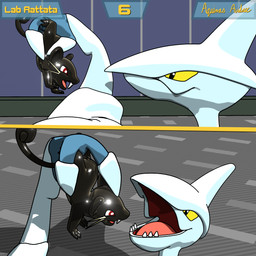 ambiguous_gender clothing duo feet feral imminent_vore latex latex_clothing latex_skinsuit open_mouth page_number red_eyes size_difference skinsuit tail talons teeth text tight_clothing toes tongue yellow_eyes aquinas_audax nintendo pokemon avian bird generation_1_pokemon generation_2_pokemon mammal murid murine pokemon_(species) rat rattata rodent skarmory 1:1 3d_(artwork) absurd_res blender_(artwork) blender_eevee_(artwork) comic digital_media_(artwork) english_text hi_res signature